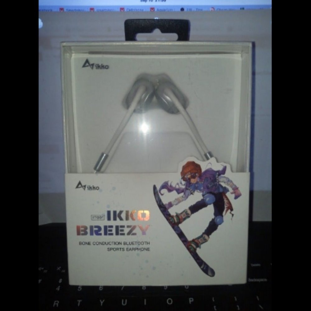 iKKO ITG01 Bone Conduction Wireless Headphones (White)